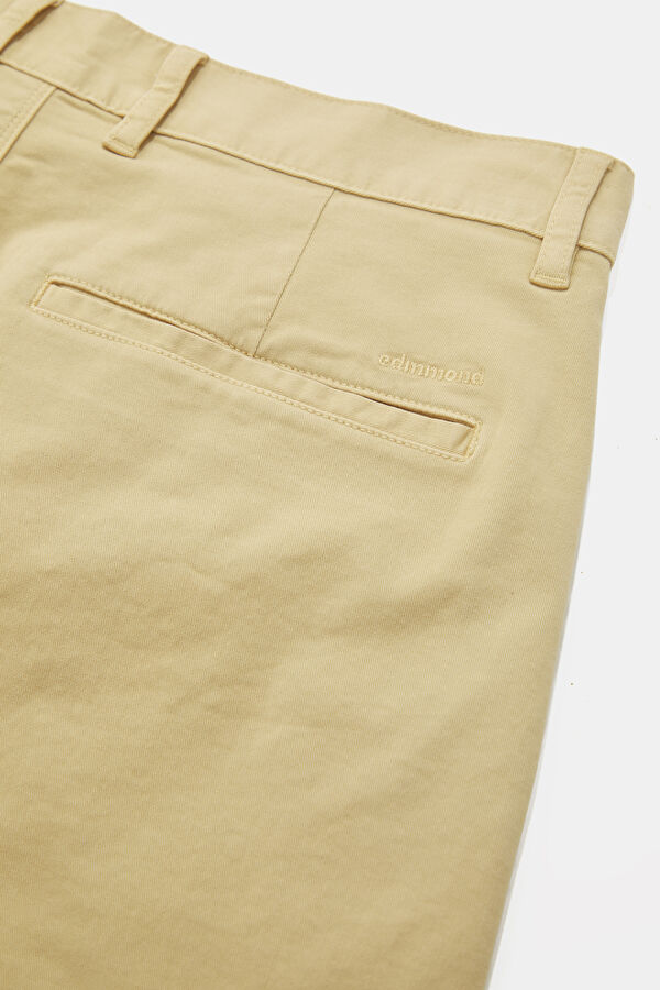 Beige Organic Cotton Men's Shorts 4
