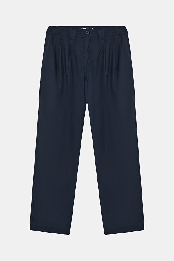 Relax Kalıp Lacivert Wide Leg Erkek Pantolon