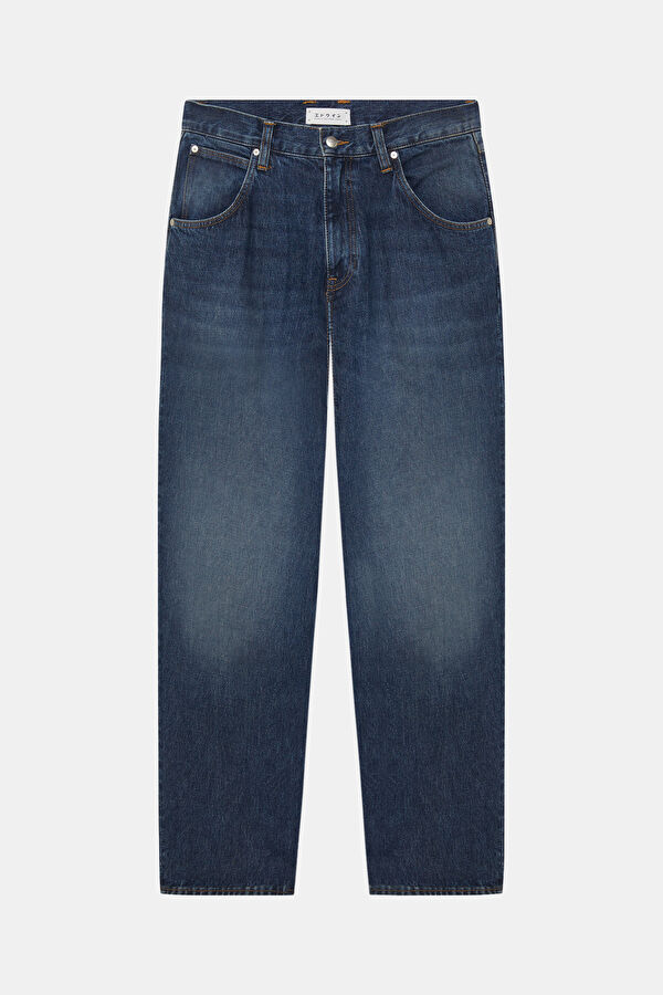 Mavi Wide Leg Kot Jean Erkek Pantolon