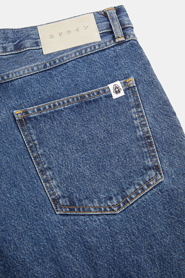 Mavi Wide Leg Kot Jean Erkek Pantolon 5