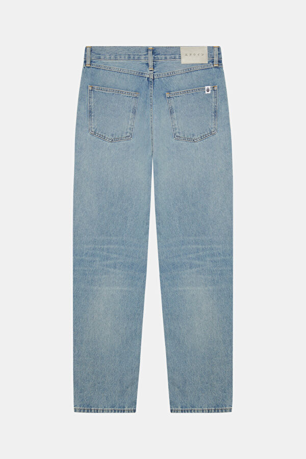 Açık Mavi Wide Leg Kot Jean Erkek Pantolon 2
