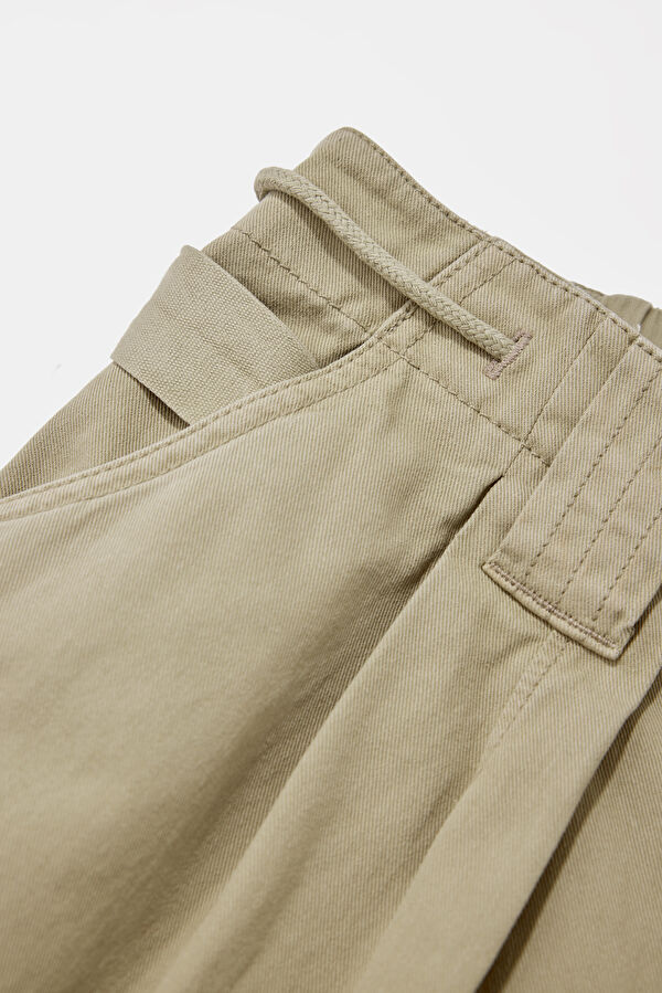 Vizon Wide Leg Kadın Pantolon 6