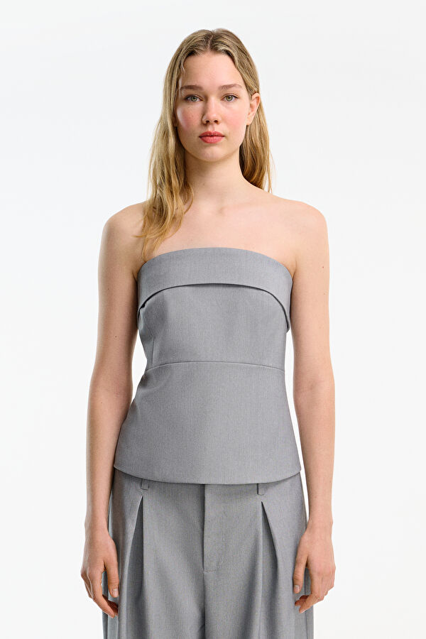 Gray Women's Blouse