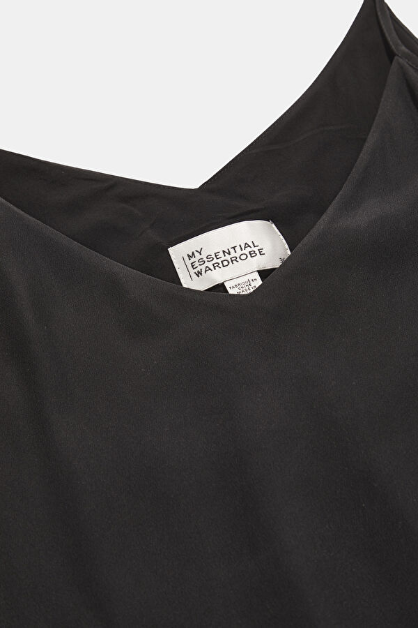 Dark Grey Strappy Women's Blouse 3