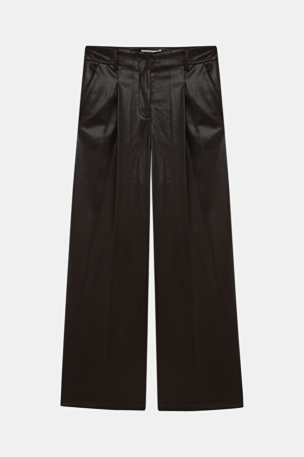 Dark Brown Wide Leg Pants