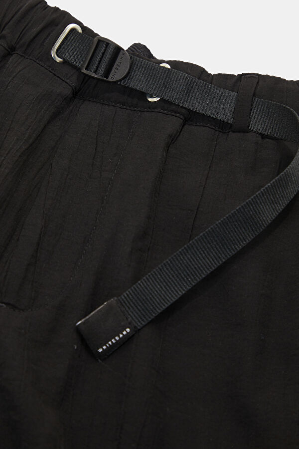 Siyah Straight Viskoz Erkek Pantolon 3