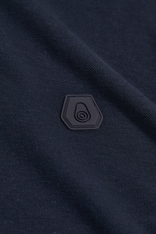 Relax Kalıp Lacivert Polo Yaka Erkek T-Shirt 4