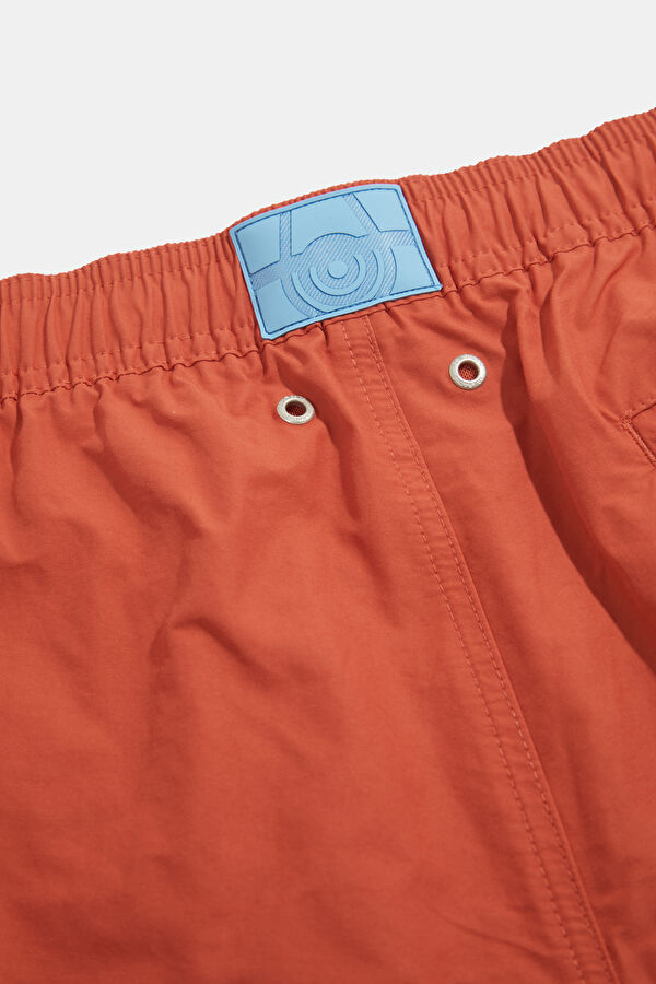 Orange Elasticated Men's Swimsuit 5