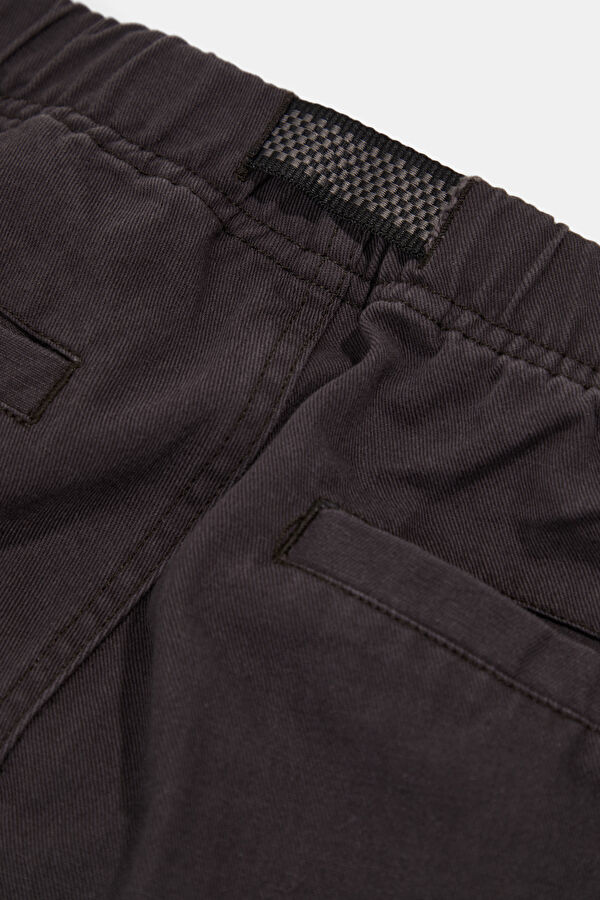 Relax Fit Anthracite Straight Men's Trousers 5