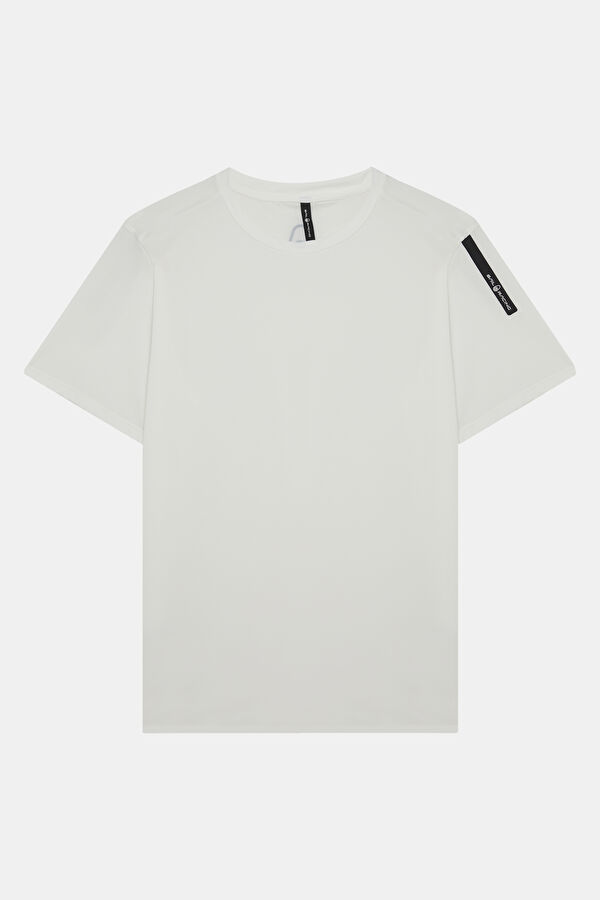 Relax Fit White Crew Neck Men's T-Shirt
