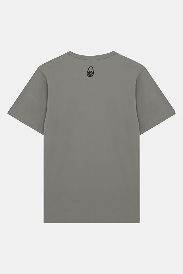 Relax Fit Grey Crew Neck Men's T-Shirt 2