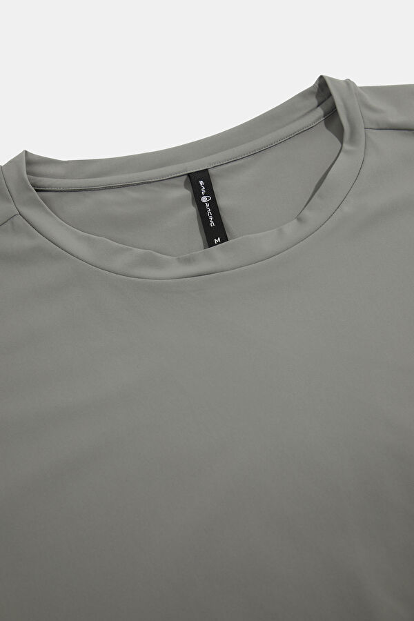 Relax Fit Grey Crew Neck Men's T-Shirt 3