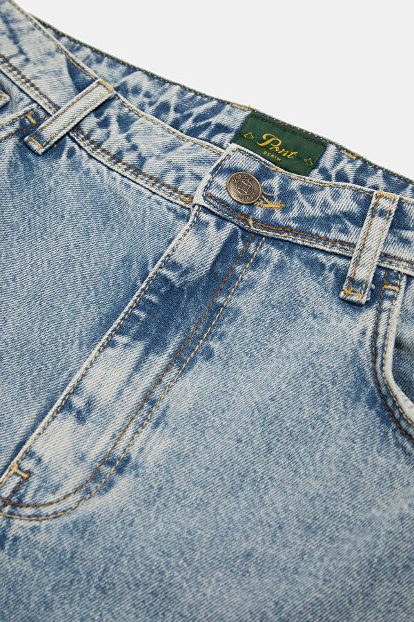 Relax Fit Indigo Straight Leg Men's Jeans 3