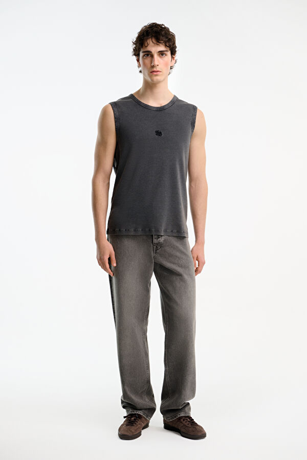 Siyah Tank Erkek T-Shirt 3