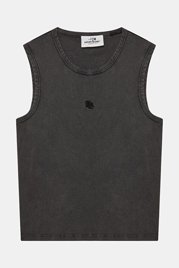 Siyah Tank Erkek T-Shirt 4