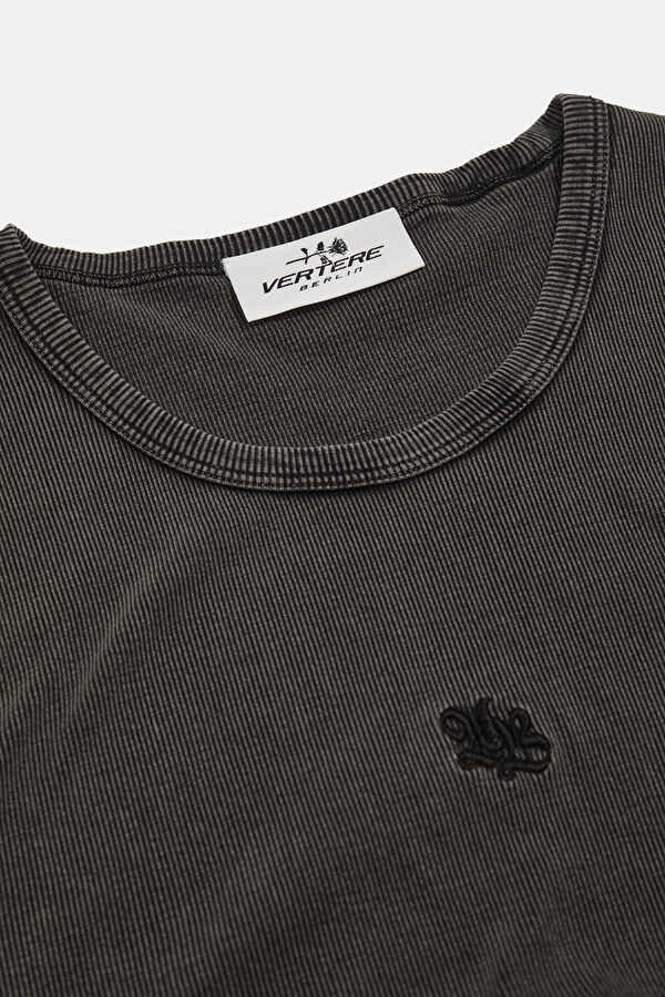 Siyah Tank Erkek T-Shirt 6