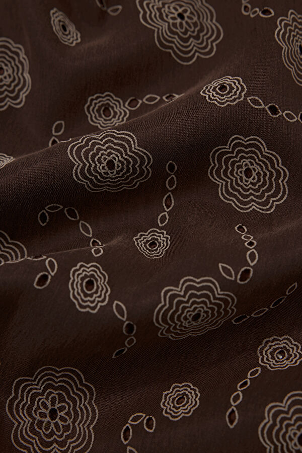 Florin Kahve Wide Leg Kadın Pantolon 6