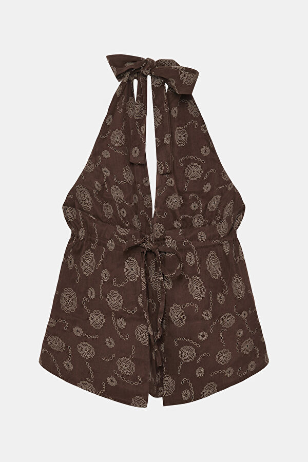 Brown Women's Blouse 2