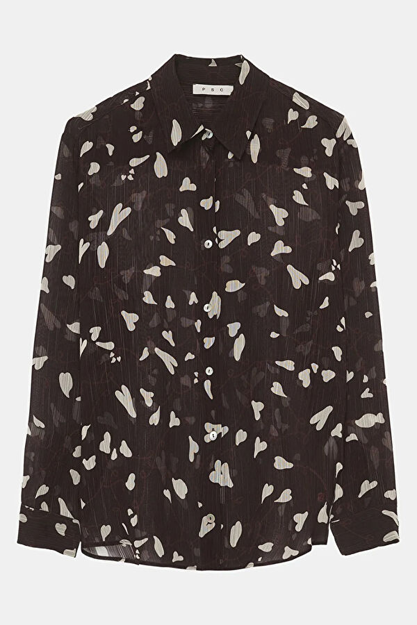 Multicolored Patterned Women's Shirt