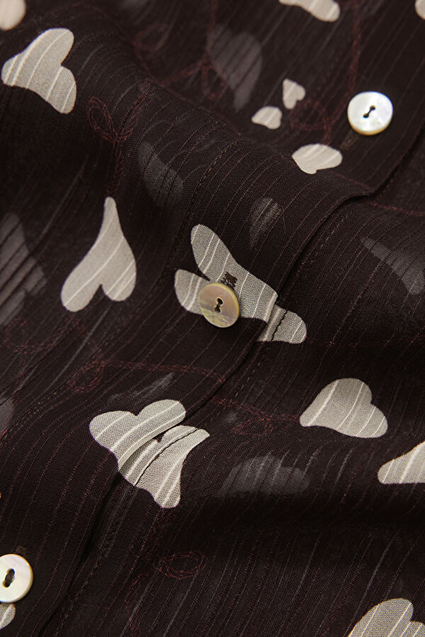 Multicolored Patterned Women's Shirt 4
