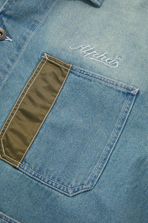 Indigo Zip-Up Men's Jacket 5