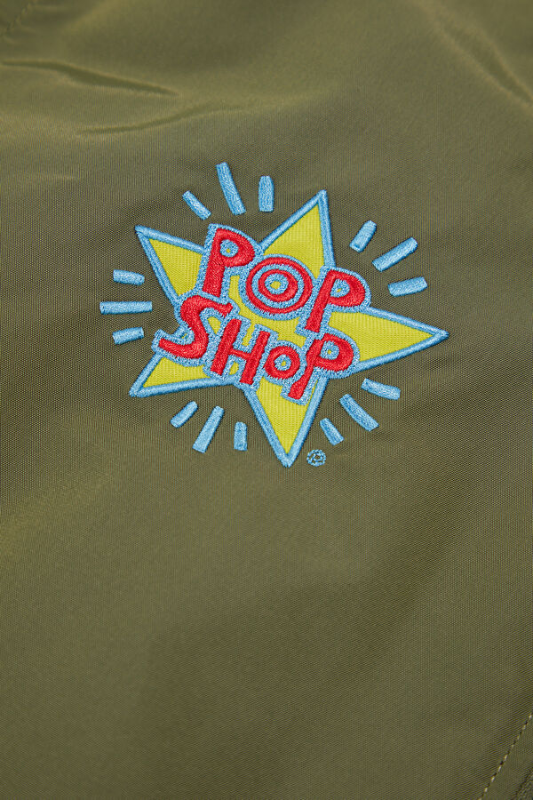 X Keith Haring Khaki Zip-Up Men's Jacket 4