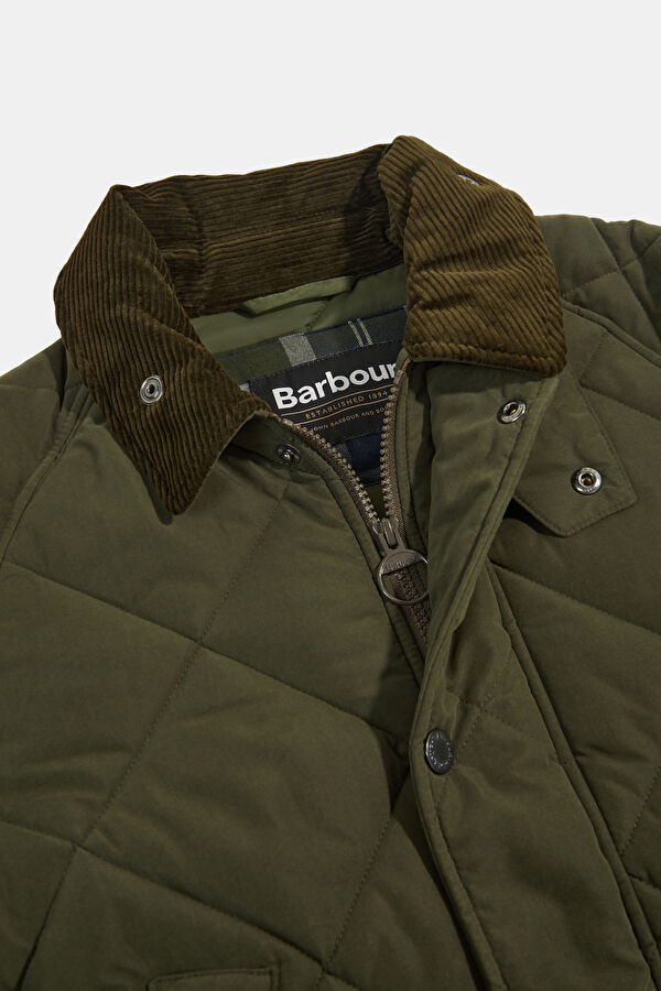 Modern Bedale Quilted Khaki Men's Coat 3