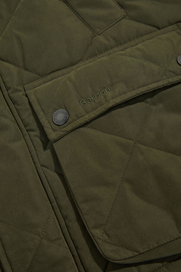 Modern Bedale Quilted Khaki Men's Coat 4