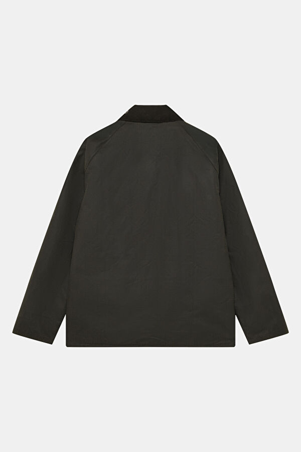 Modern Beaufort Check Wax Haki Erkek Mont 2