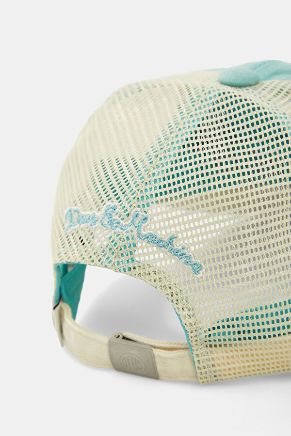 Light Blue Embroidered Hat 3