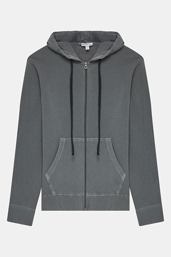 Gray Relax Fit Hooded Men's Sweatshirt