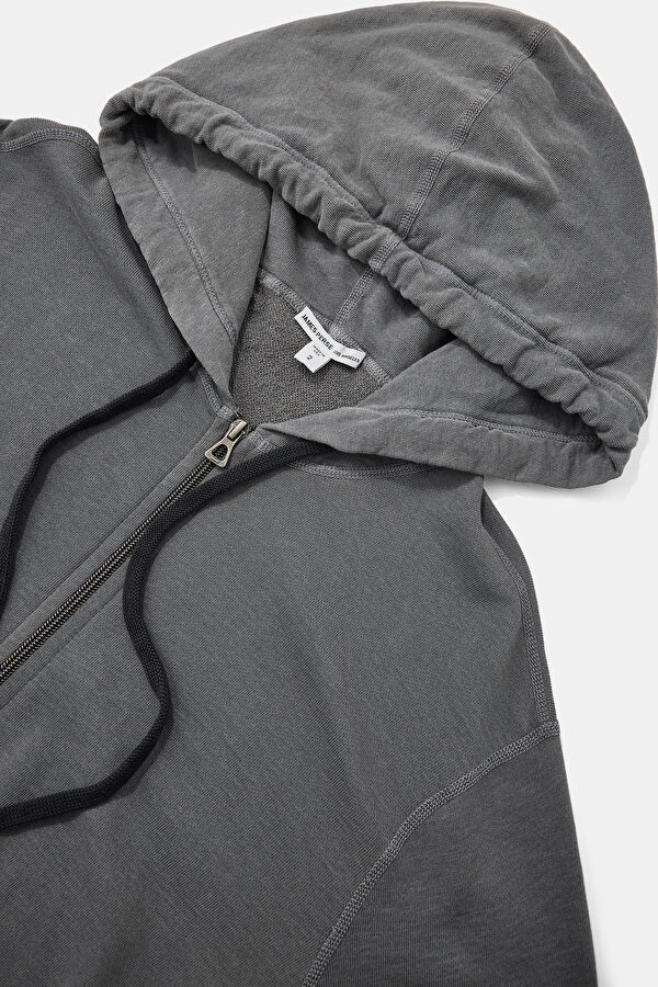 Gray Relax Fit Hooded Men's Sweatshirt 3