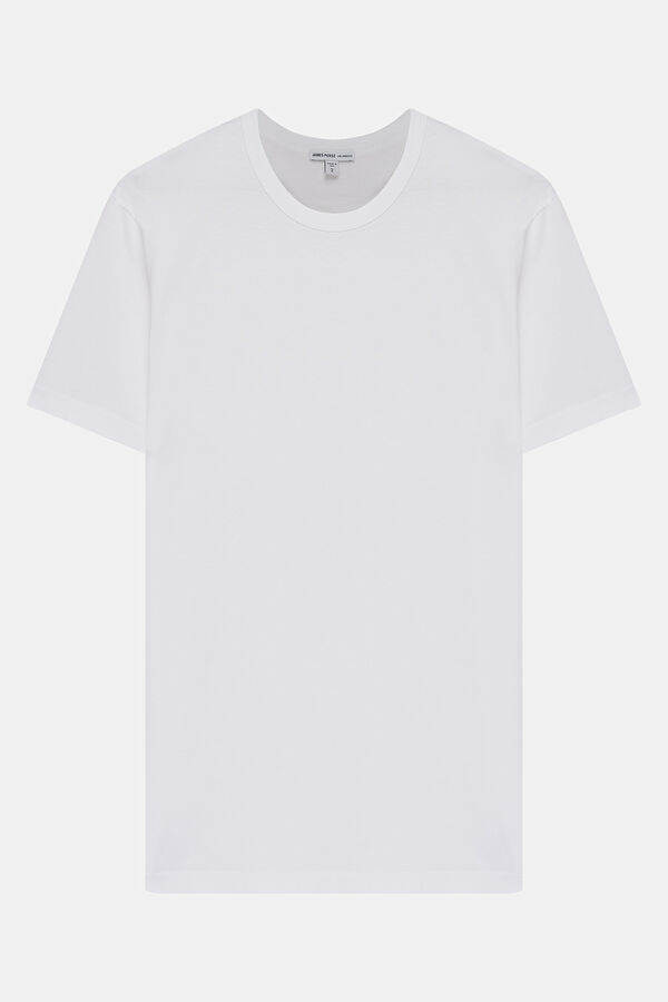 Relax Fit White Crew Neck Men's T-Shirt