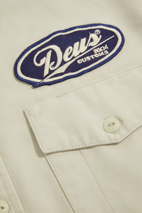 Ecru Buttoned Men's Jacket 5