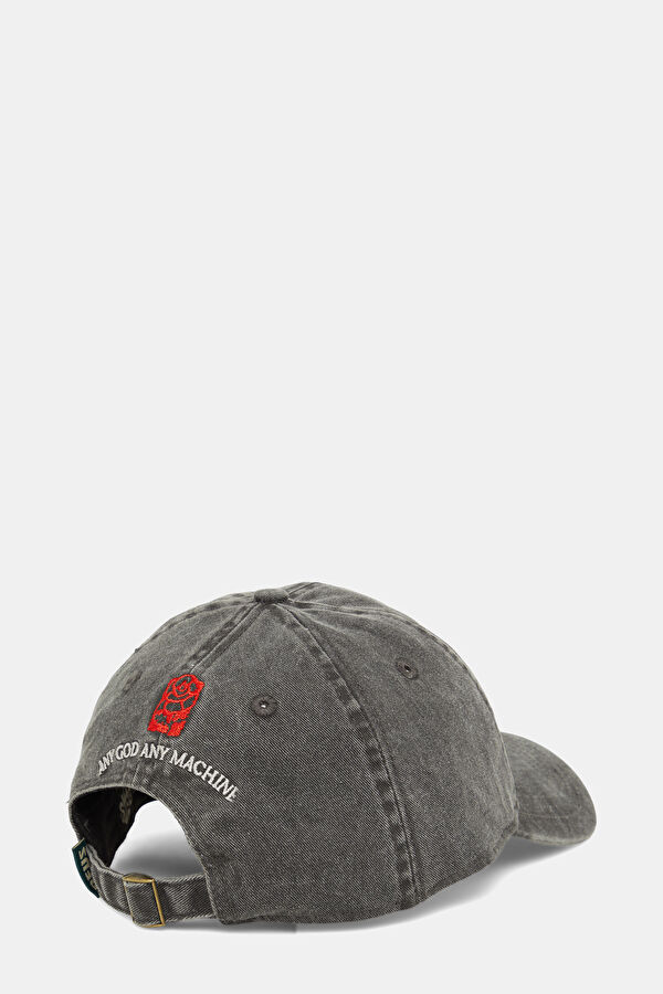 Decorative Anthracite Embroidered Hat 2