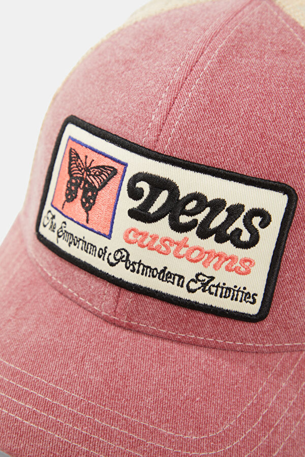 Slapstick Trucker Purple Embroidered Hat 4