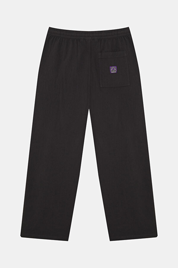 Relax Fit Black Wide Leg Men's Pants 2