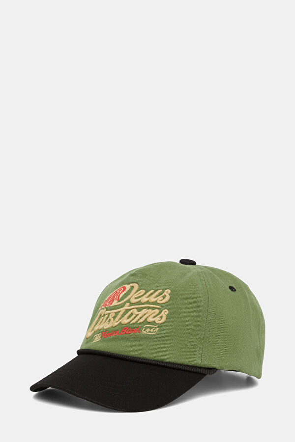 Green Embroidered Hat