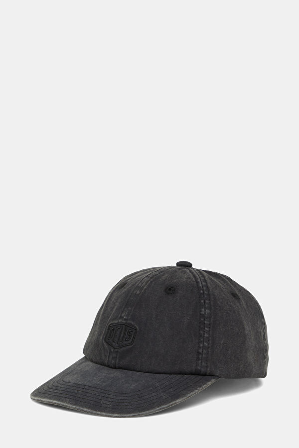 Black Embroidered Hat