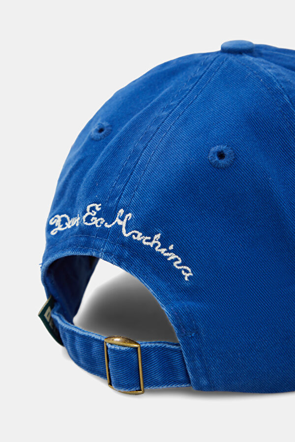 Blue Embroidered Hat 3