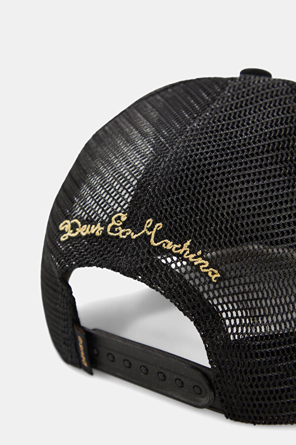 Black Embroidered Hat 3