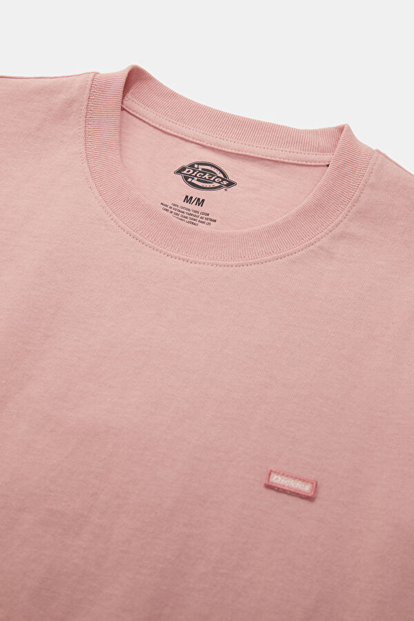 Relax Fit Pink Crew Neck Printed Men's T-Shirt 3