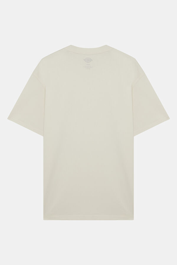 Relax Fit Cream Crew Neck Printed Men's T-Shirt 2