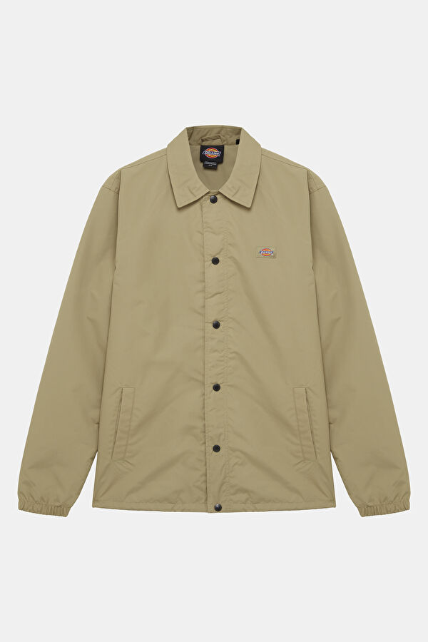Beige Zip-Up Men's Jacket