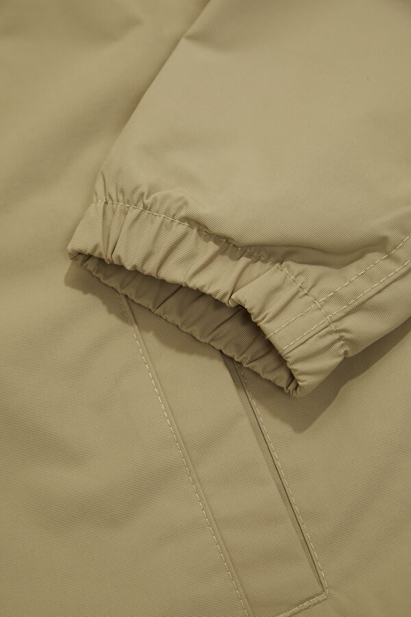 Beige Zip-Up Men's Jacket 4