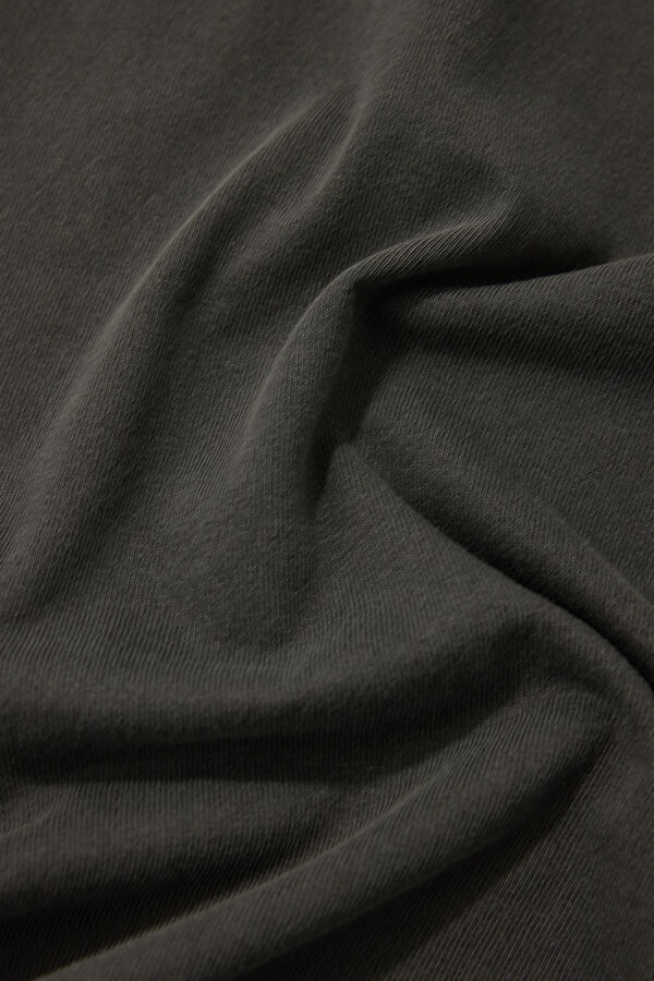 Relax Fit Anthracite Crew Neck Printed Men's T-Shirt 4