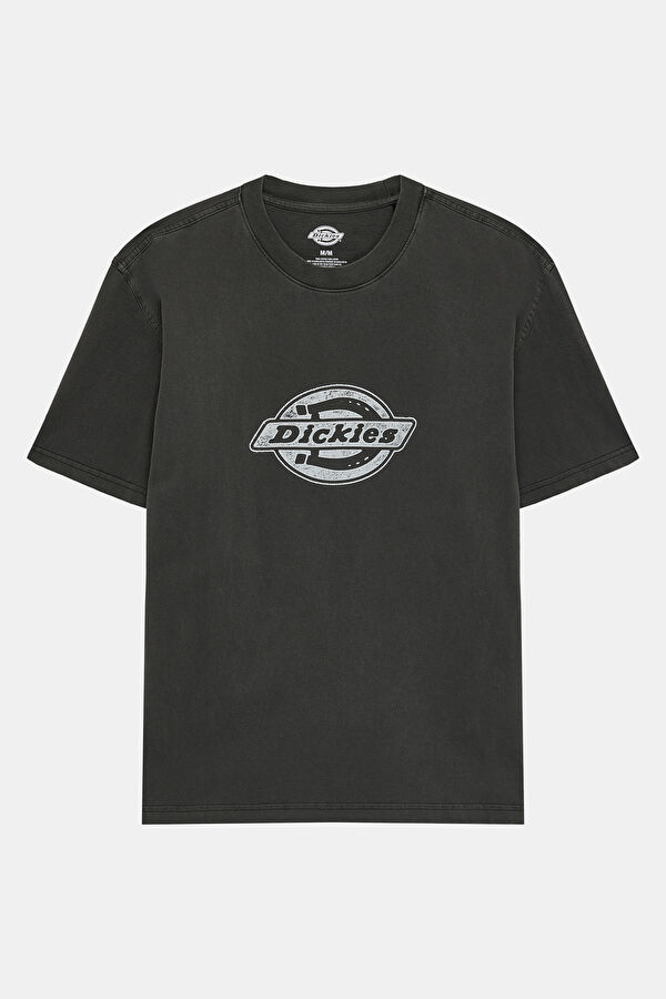 Relax Fit Anthracite Crew Neck Printed Men's T-Shirt