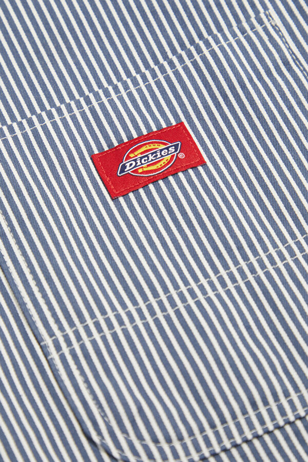 Relax Fit Blue Striped Men's Shirt 7