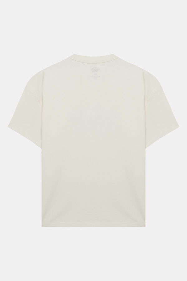 Relax Fit Cream Crew Neck Printed Men's T-Shirt 2