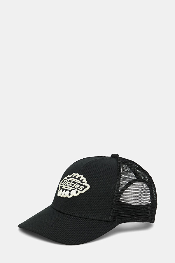 Irondale Trucker Black Embroidered Cotton Elastane Hat